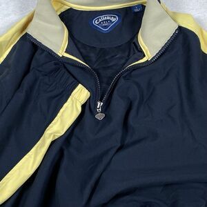 Callaway‎ Golf Sport Men's 1/4 Zip Navy Blue Large Long Sleeve Pullover